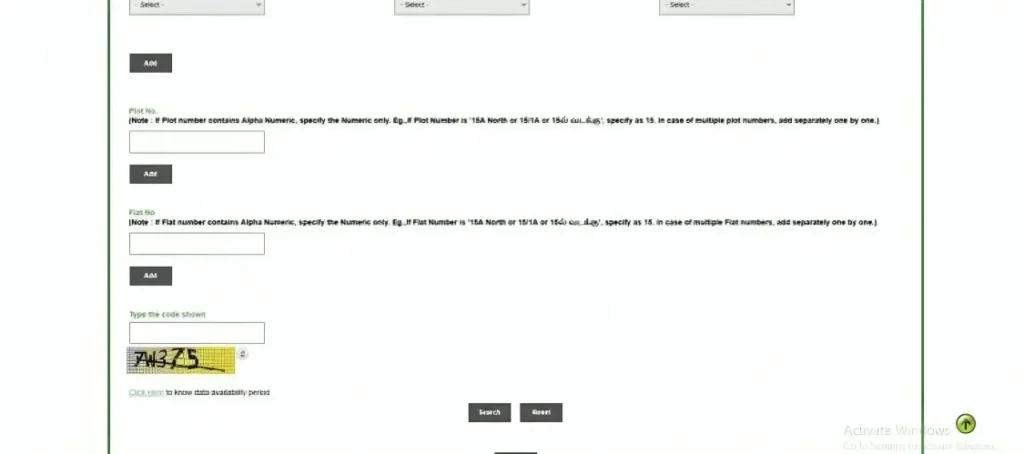 Submit Encumbrance Certificate